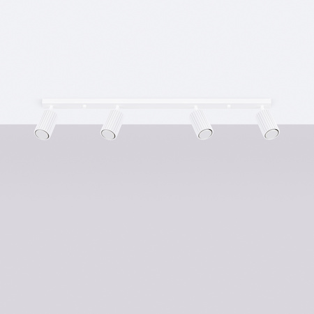 Bodové reflektorové stropní svítidlo Tuba 4x GU10 White Carbon Deep Space SL.1546 Sollux