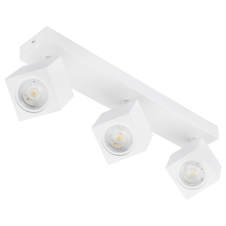Stropní reflektorové nástěnné svítidlo 3xGU10 QUANTUS White