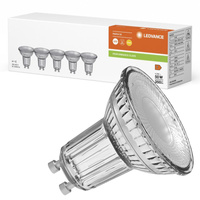 5x LED PAR16 GU10 4,3W = 50W 350lm 2700K teplá bílá 36° LEDVANCE