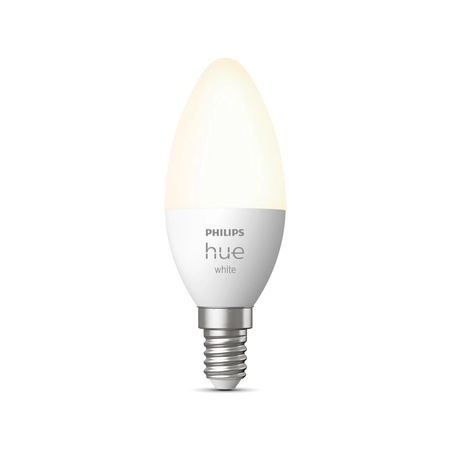 LED svíčka E14 B39 5,5W 2700K teplá bílá PHILIPS HUE White Bluetooth Zigbee žárovka