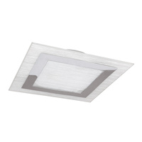 Plafond LED stropní svítidlo Povrchová montáž 2x E27 Chrome Modern Stripe Rabalux