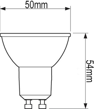 LED žárovka GU10 2.7W = 25W 230LM 4000K neutrální bílá 36° PHILIPS
