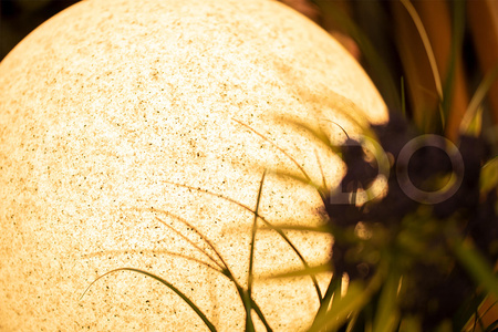 Venkovní zahradní lampa 230V E27 BULL 30cm Kámen