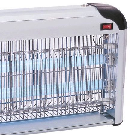 Stojací lampa proti hmyzu 30W 60m2 STŘÍBRNÁ IK02