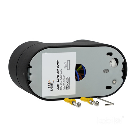 Stropní svítidlo Reflektor nastavitelný LED 18W 1050lm 3000K Warm Dimmable CRI90 Black Lahti Kobi