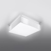 Svítidlo pro povrchovou montáž HORUS 2xE27 Plafond Square 35cm Modern White SOLLUX