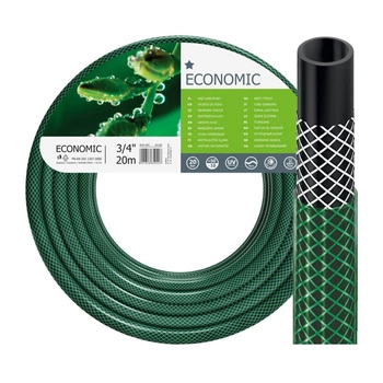 Třívrstvá zahradní hadice na vodu s opletem 3/4" 20m silná EKONOMICKÁ CELLFASTOVÁ hadice