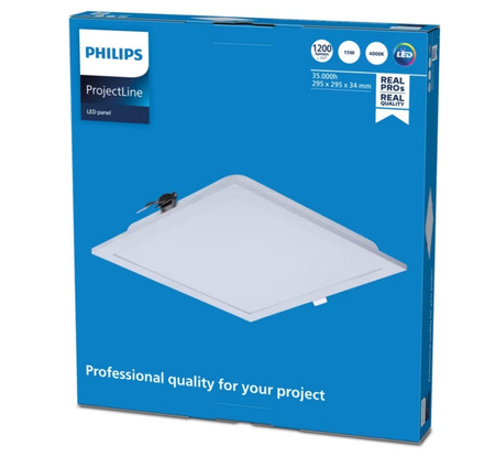 LED panel pod omítku 15W 4000k 1200lm 30x30 cm bílý Projectline NOC PHILIPS CASETON