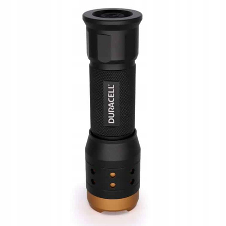 Hliníková LED svítilna ruční Výkonná taktická baterie 4xAA 700lm 3 režimy DURACELL