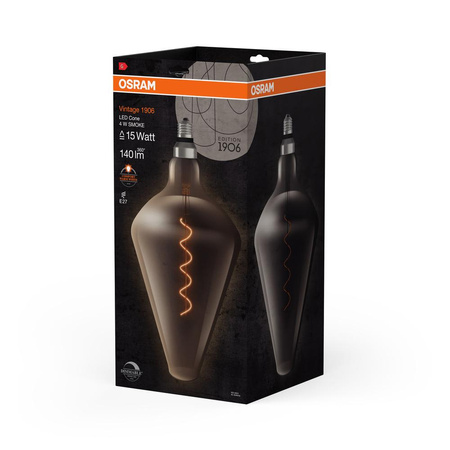 Dekorativní LED žárovka E27 AW188 4W = 15W 140lm 1800K Teplá bílá 300° vlákno stmívatelné OSRAM Vintage 1906