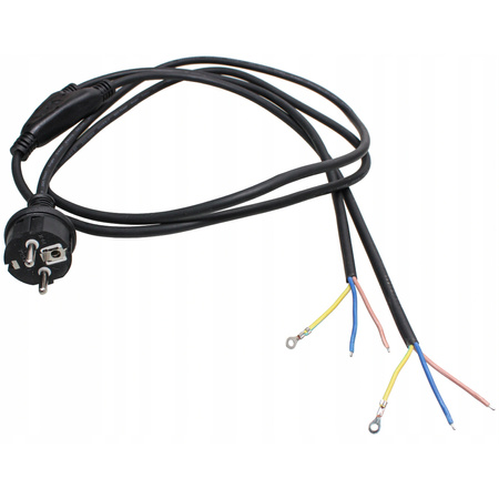 Napájecí Kabel 2m, 3x0.75 pro Reflektor Pracovní Lampa LUMILED