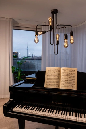 Dekorativní LED žárovka E27 ST64 3.4W = 10W 100lm 1800K Teplá bílá 320° vlákno stmívatelné OSRAM Vintage 1906