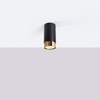 Stropní svítidlo Tuba Spot GU10 Black Gold Nero Bittersweet Shimmer SL pro povrchovou montáž.1410 Sollux