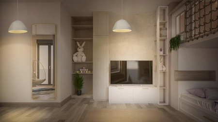 Dekorativní stropní závěsné svítidlo E27 s převisem bílý dekor Ledvance