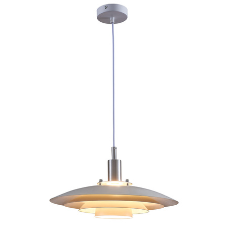 Stropní závěsné svítidlo E27 White Chrome Taylor Sanico Goldlux