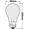 2x LED žárovka E27 A60 4W = 40W 470lm 2700K Teplá bílá 300° OSRAM STAR Filament