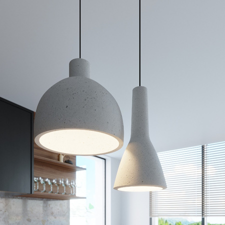 Stropní závěsné svítidlo EMPOLI E27 Loft overhang Grey SOLLUX