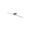 Nástěnné svítidlo LED pro povrchovou montáž 14W 520lm 3000K Warm Black Modern SPIN LED M 10370 Nowodvorski