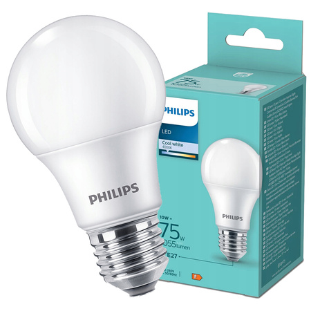 LED žárovka E27 A60 10W = 75W 1055lm 4000K Neutral Milk PHILIPS 