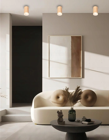 Halogenová výbojka s reflektorem pro povrchovou montáž Masterled GU10 Round Brown