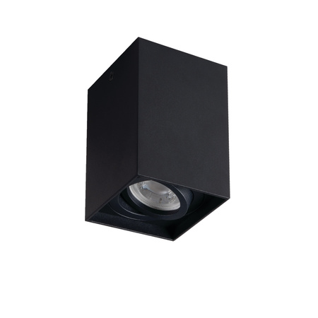Stropní svítidlo pro povrchovou montáž GORD XS GU10 PAR16 Black Square Movable KANLUX