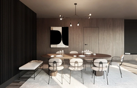 Stropní svítidlo TWIG 9138 Nowodvorski Black 6xE27 Ocelový lustr pro podkroví