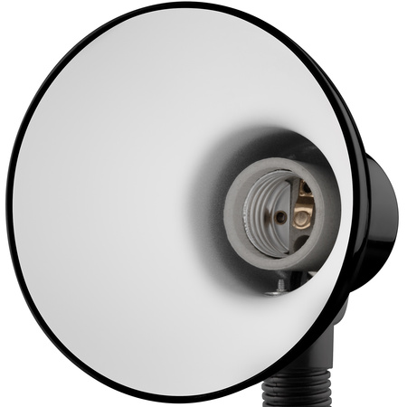 Stolní lampa Školní Noční E27, Nastavitelná s klipem Černá LIBRA LUMILED