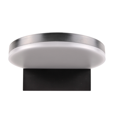 Venkovní nástěnné svítidlo LED fasádní svítidlo IP54 4000K Round Black