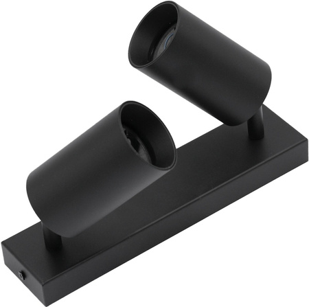 Stropní svítidlo QUALIS SPOT Reflektor Halogenové svítidlo 2xGU10 Black