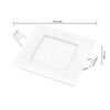 LED panelové stropní svítidlo 6W 480lm 6500K Cold Recessed Square White Proma Masterled