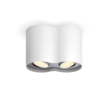 Stropní svítidlo LED Spot Pillar White 2x4,2W CCT PHILIPS HUE Bluetooth Zigbee + stmívač