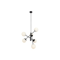Stropní závěsné svítidlo E14 Black Matte Scandinavian Meduza Rabalux