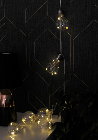 Bateriová LED zahradní girlanda 2.1M. napájená 2 x AA bateriemi SMOLDER GOLDLUX (Polux)