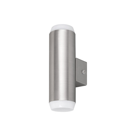 Zahradní lampa LED nástěnná lampa CATANIA 2x4W 4000K IP44 Horní-spodní chromová trubice RABALUX