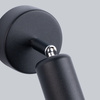 Nástěnné svítidlo FORNES 1 E27 černé Minimalistické SOLLUX