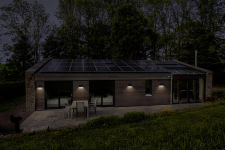 Venkovní zahradní lampa LED fasádní nástěnná lampa 7W 330lm 3000K IP65 Endura Ledvance šedá