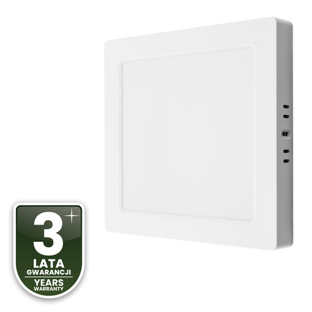 LED stropní svítidlo pro povrchovou montáž 18W Square 4000K GLOW White LUMILED