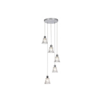 Stropní závěsné svítidlo 5 x E14 Chrome Classic Hestia Rabalux