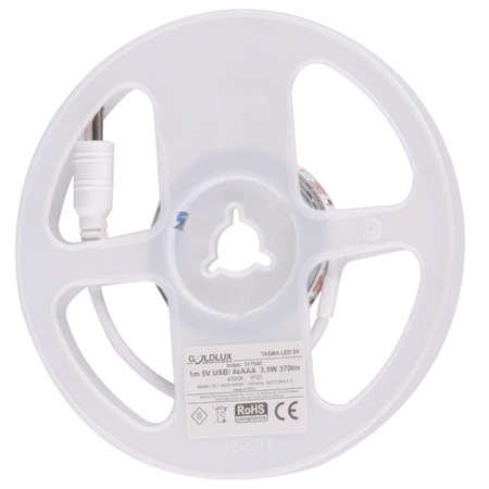 LED pásek se senzorem pohybu a soumraku 3,5W 370lm 4000K neutrální 1,5V bílá 1m Sanico Goldlux