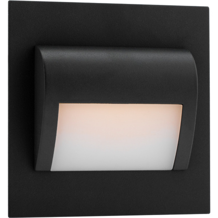 Teplá bílá schodišťové svítidlo DECORUS 9 LED 1.2W grafitové ProVero