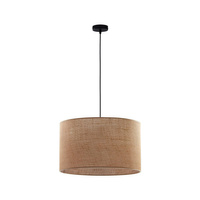 JUTA Závěsné stropní svítidlo černo-hnědé ekologické 3xE27 6582 TK Lighting