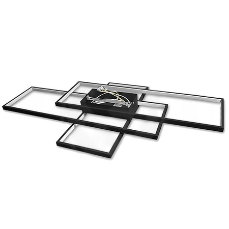 Stropní svítidlo LED Lustr 126W CCT GALAXIS HYDRA Black + Ovladač dálkové ovládání