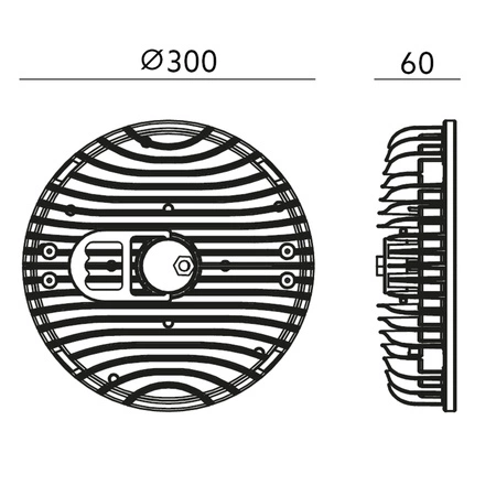 Průmyslová LED lampa RIO HIGH BAY 200W 22000lm 4000K 110° Kobi