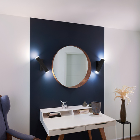 Chytré nástěnné svítidlo SMART + WIFI 12W ORBIS WALL CROSS BLACK LEDVANCE