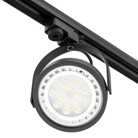 Kolejové bodové svítidlo LEON ES111 stropní svítidlo Pohyblivé černé