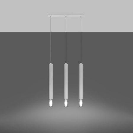 Stropní závěsné svítidlo LED WEZYR 3xG9 White SOLLUX