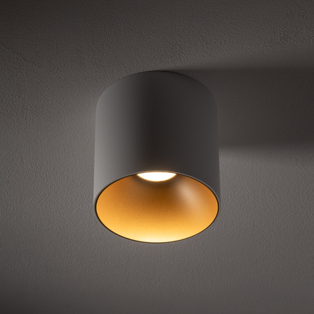 Přisazené svítidlo EYE TONE 8926 Nowodvorski White-Gold GU10 Stropní trubice Aluminium Minimalist