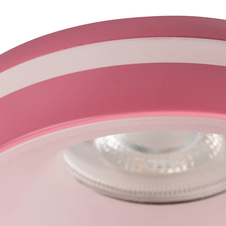 LED GU5.3 GU10 Round Pink Eliceo Kanlux Stropní bodové svítidlo pro zápustnou montáž s halogenidovou žárovkou
