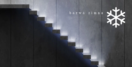 Schodišťové svítidlo DECORUS 9 LED 1.2W. Studená bílá mosaz