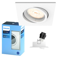 Zásuvné halogenové svítidlo ENNEPER GU10 Square Movable PHILIPS